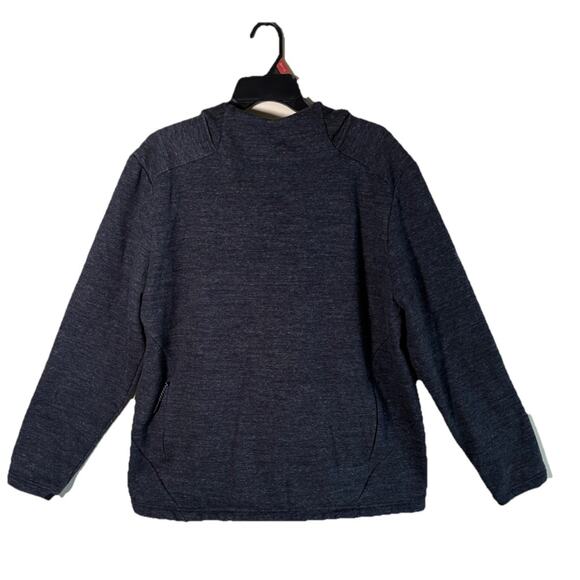 FLX Active Outdoor Hooded Pullover Sweatshirt Heather Charcoal Gray XL - Picture 1 of 12